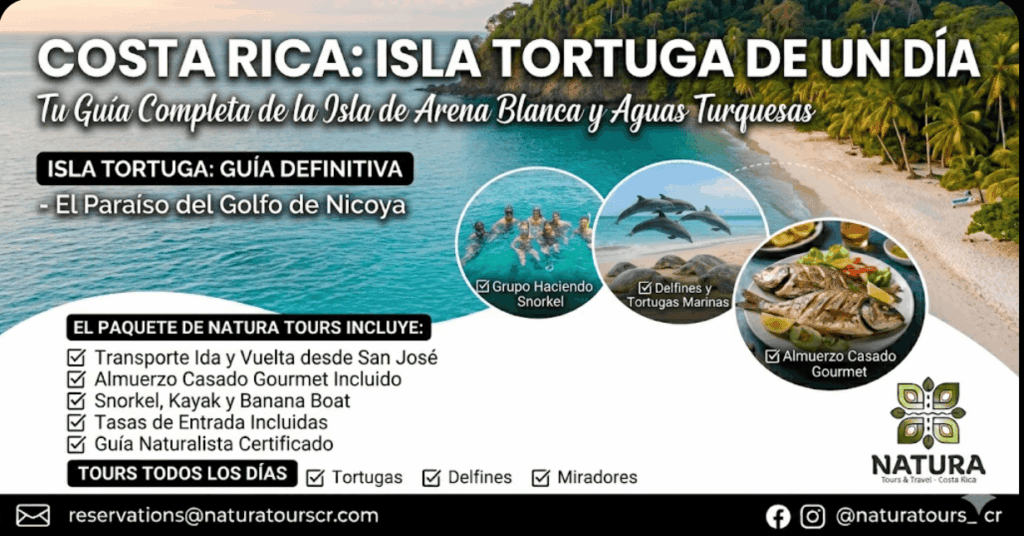 Isla Tortuga El Paraíso de Arena Blanca y Aguas Turquesas que Debes Visitar en Costa Rica2