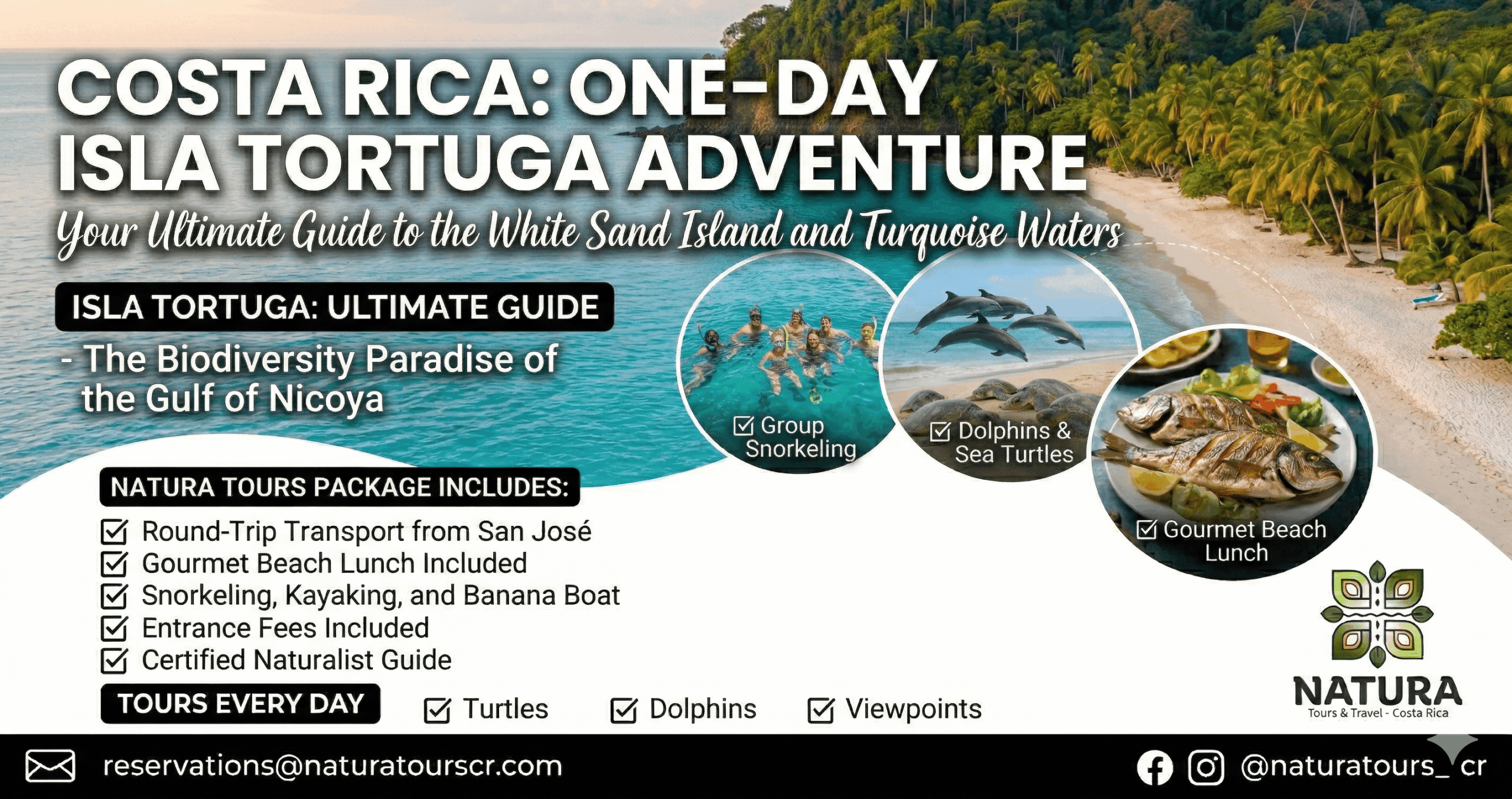 Isla Tortuga The Paradise of White Sand and Turquoise Waters You Must Visit in Costa Rica (1)