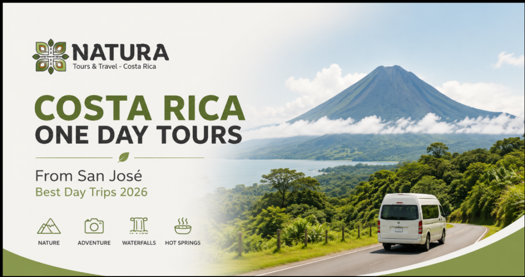 Costa Rica One Day Tours from San José Best Day Trips